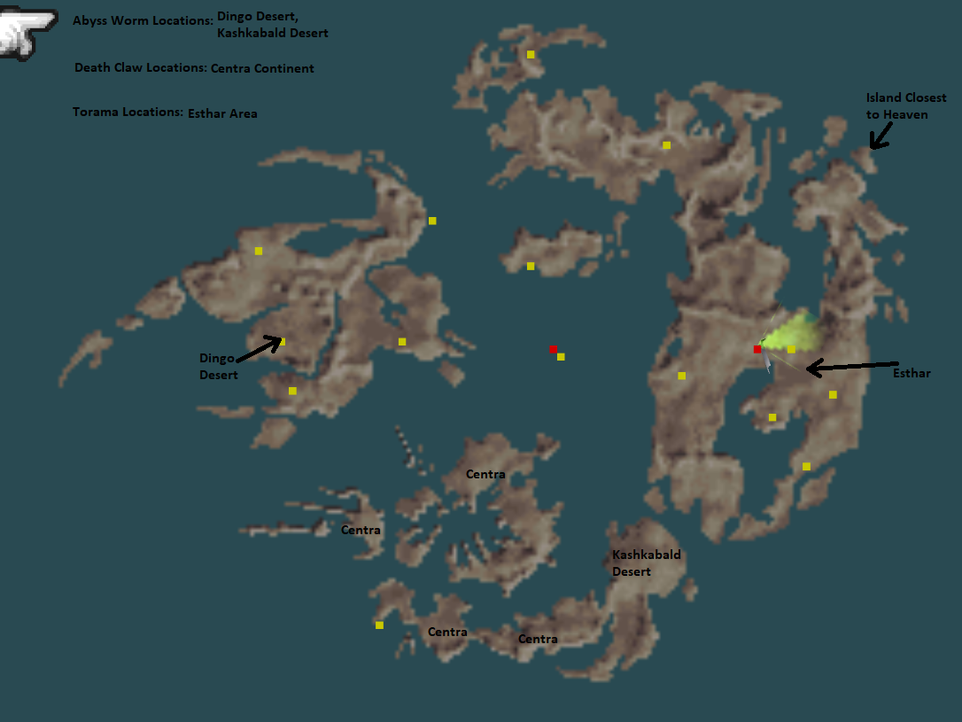 Rinoa Ultimate Weapon Materials Map Location